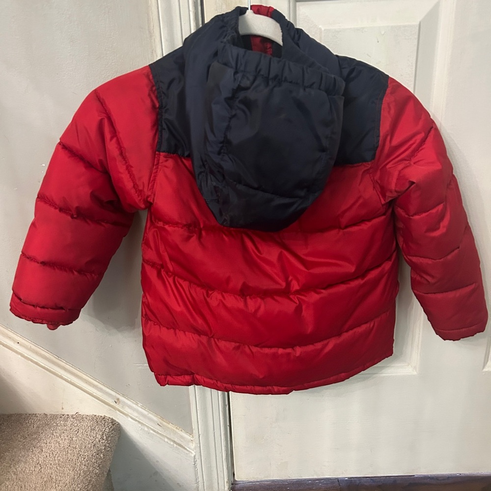 J.Crew winter coat with hood. Boys x-small.